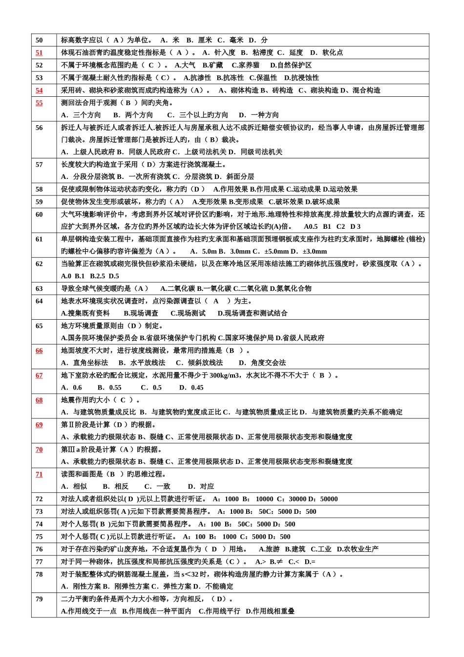 2025年职称评审建筑环保专业题库含答案题_第3页