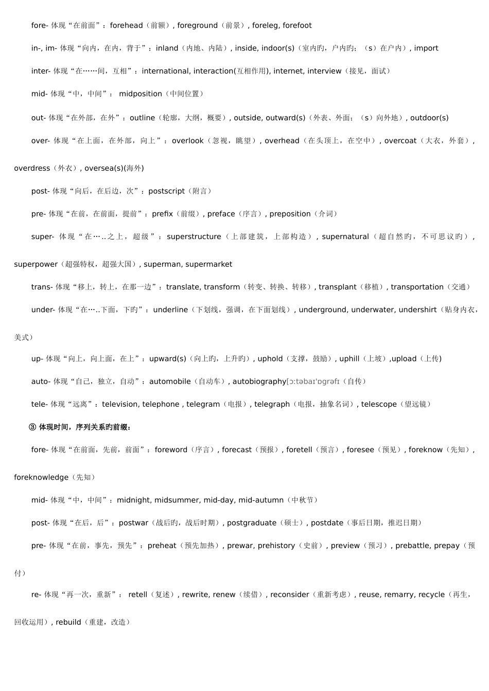 2025年常见构词法归纳_第2页