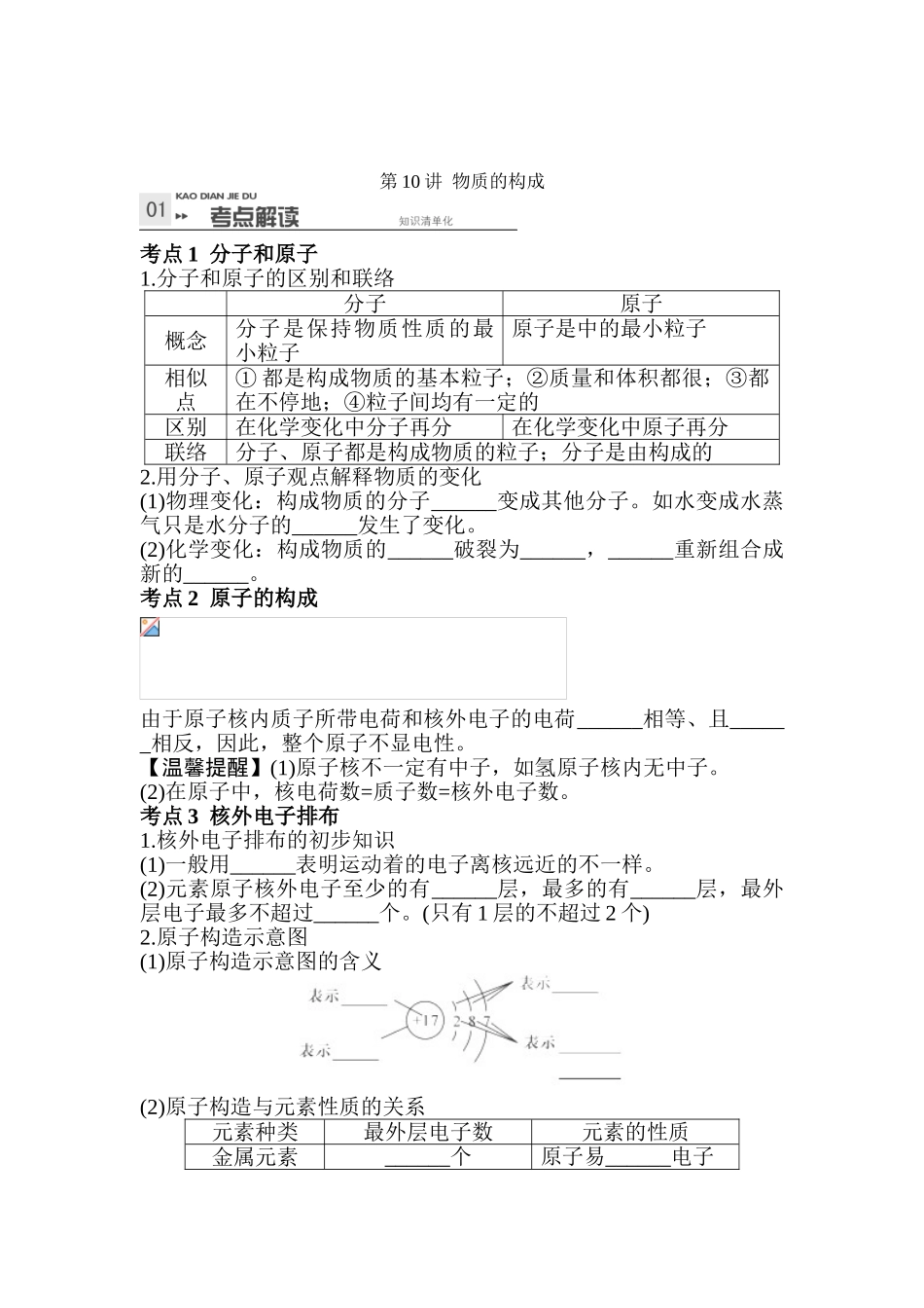 2025年中考化学考点分类复习检测训练_第1页
