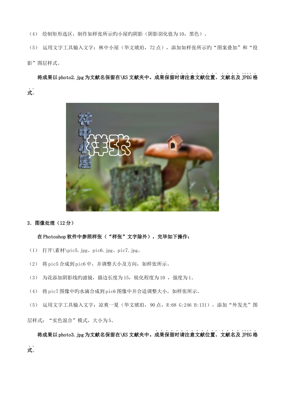 2025年年上海计算机一级考试图像处理要求_第2页