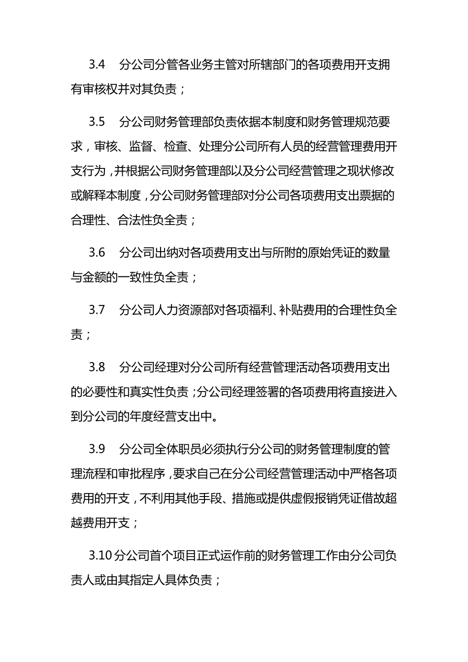 总公司下设分公司财务管理办法_第2页