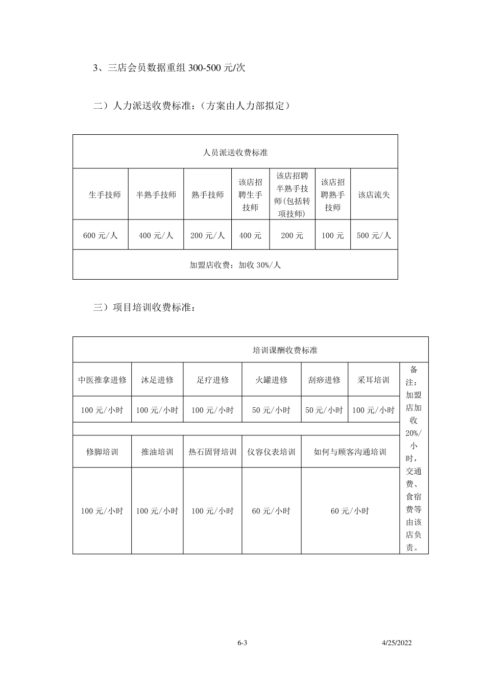 总公司各部门费用分摊至各店制度_第3页