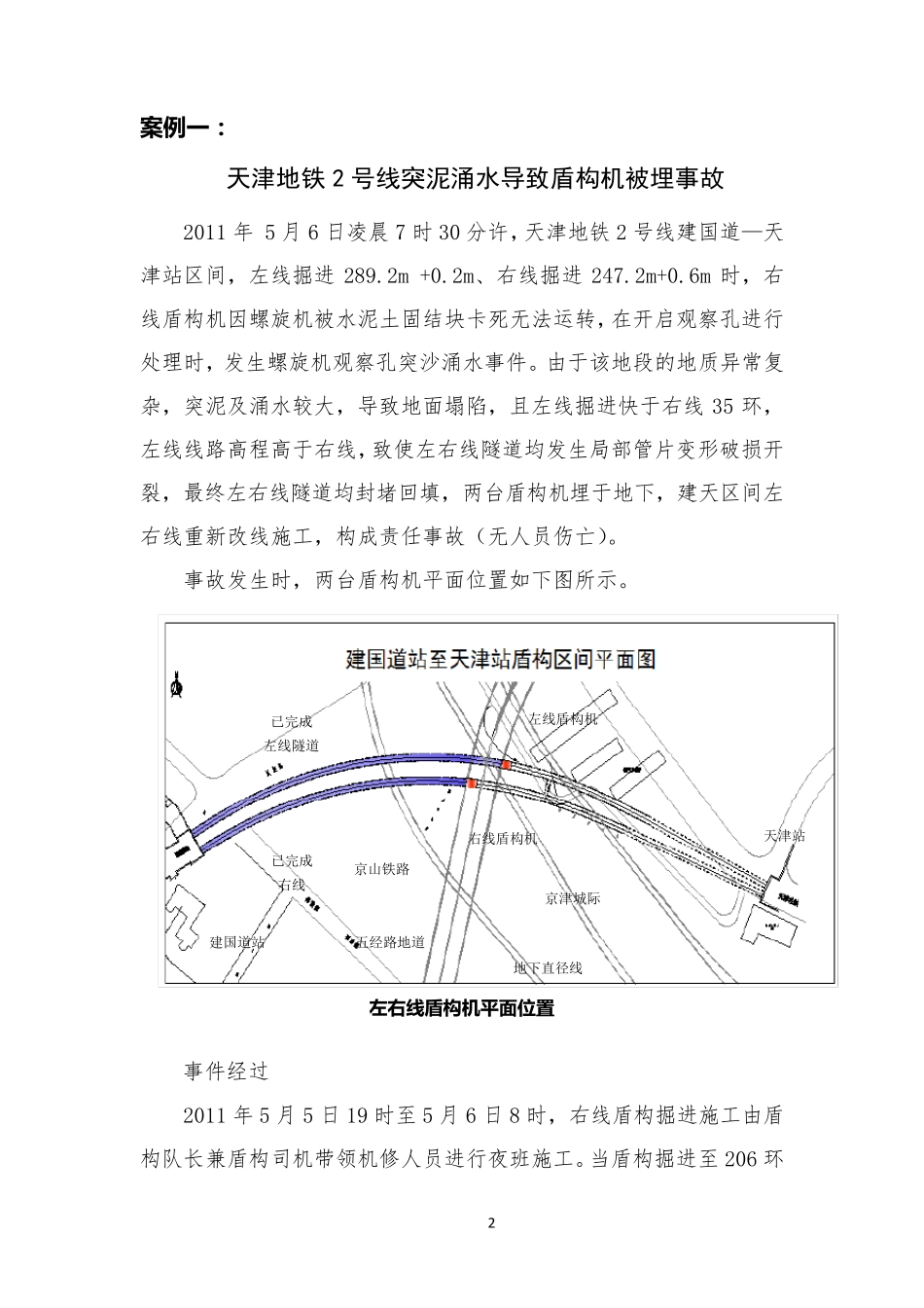 总公司收集地铁施工领域安全事故案例集锦_第2页