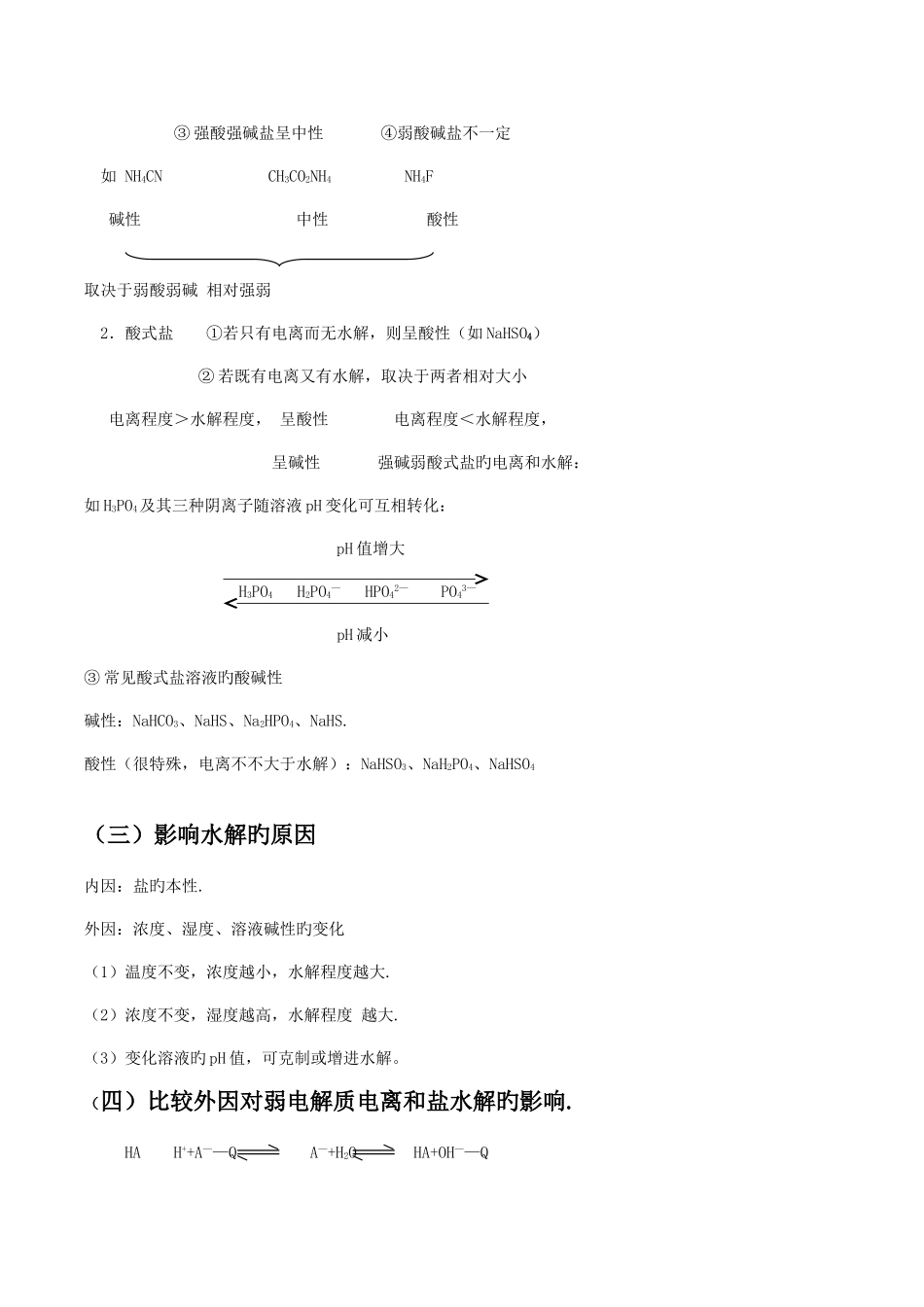 2025年盐类的水解知识点总结_第2页