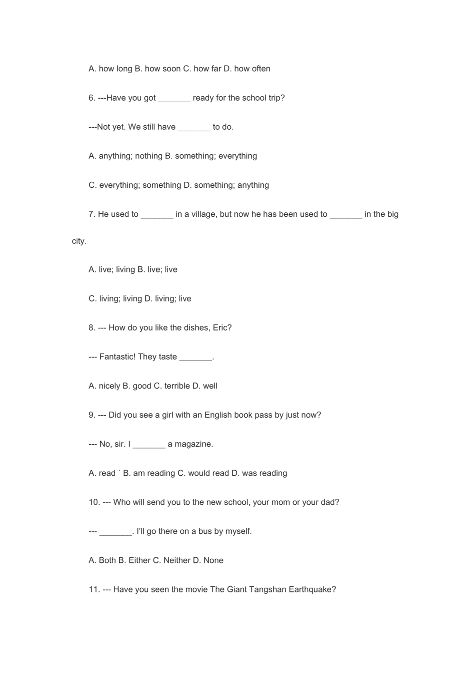 2025年小学英语教师招聘考试试题及答案_第2页