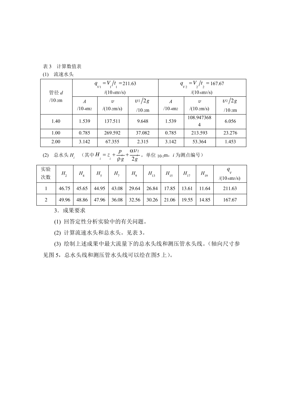 恒定总流伯努利方程综合性实验_第3页