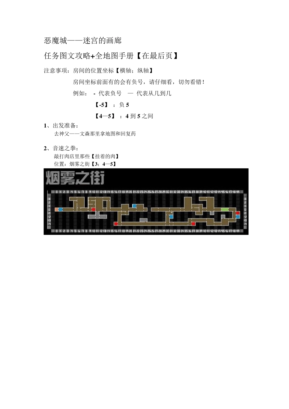 恶魔城迷宫的画廊任务攻略_第1页