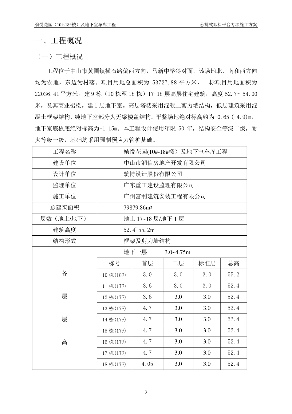 悬挑式卸料平台专项施工方案_第3页