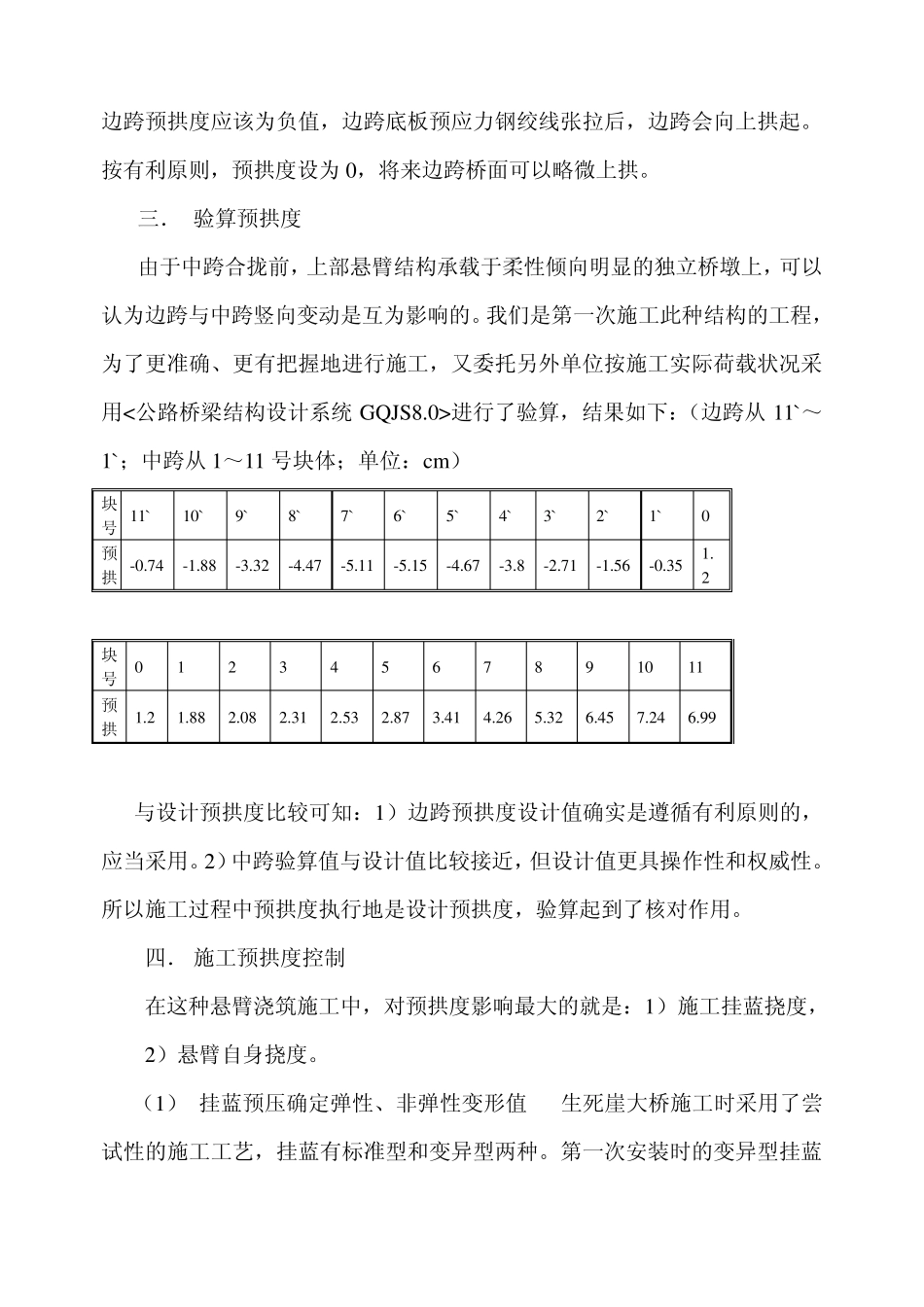 悬臂浇筑刚构桥施工预拱度控制_第2页