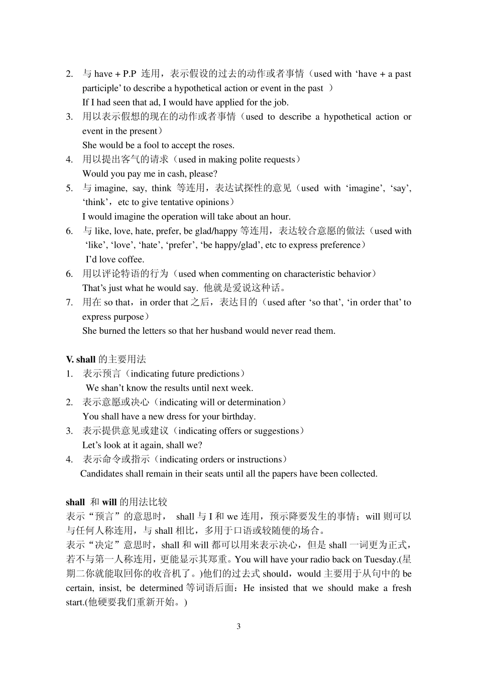 情态动词的用法小结_第3页