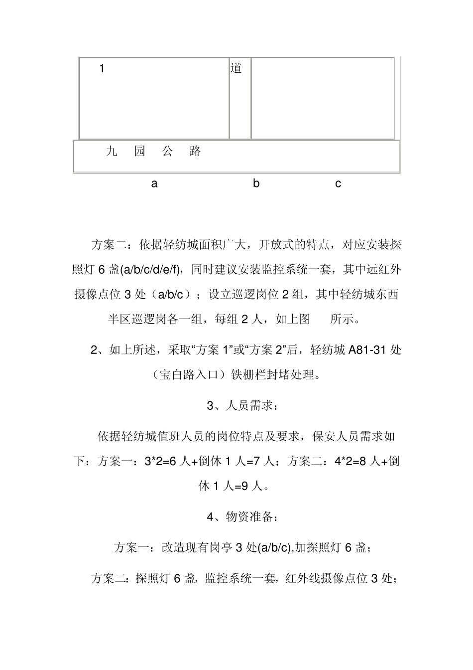 惠州大亚湾石化工业区保安管理工作方案_第3页
