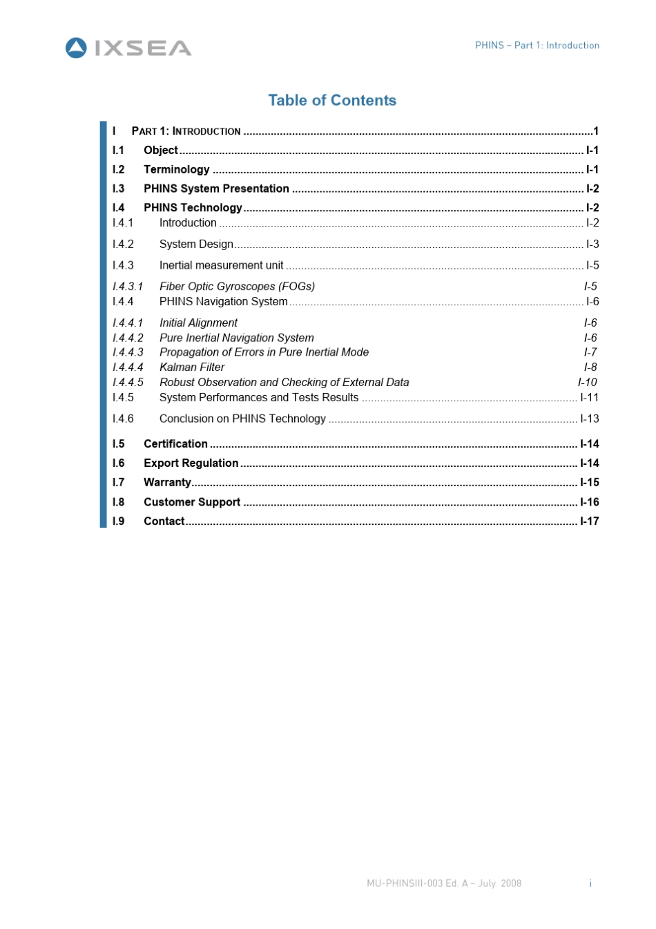 惯性导航传感器PHINS资料003_第3页