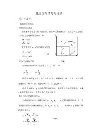 惯性矩的算法