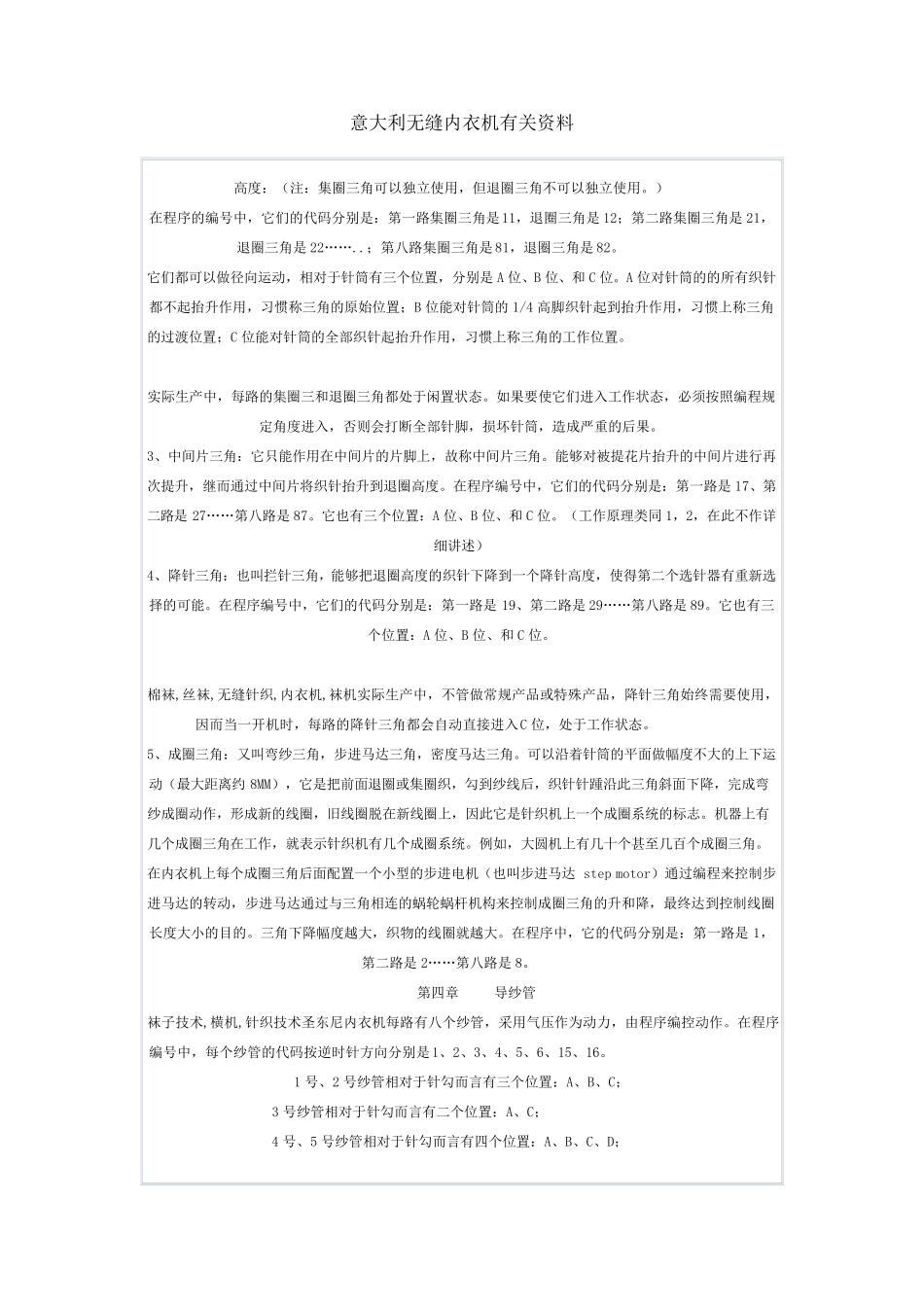 意大利无缝内衣机有关资料_第1页