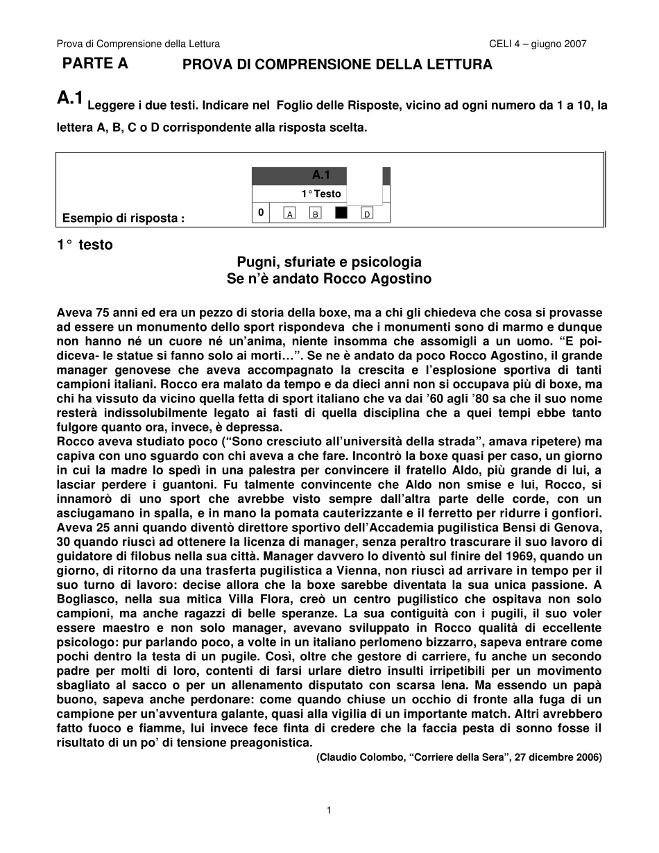 意大利语CELI4_高级考试C1_第2页