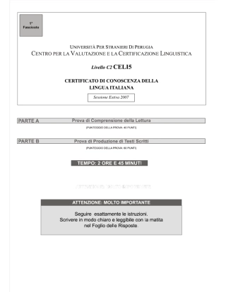 意大利语CELI5_终极考试C2