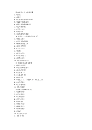 感动无数人的9部电影