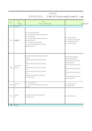 感官测试标准可靠度性测试大全