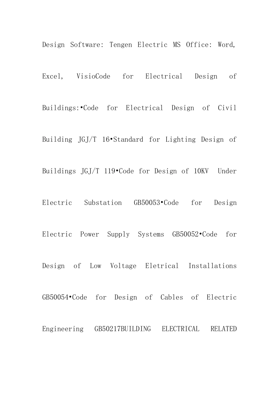 2025年建筑电气工程师个人英文简历模板_第2页