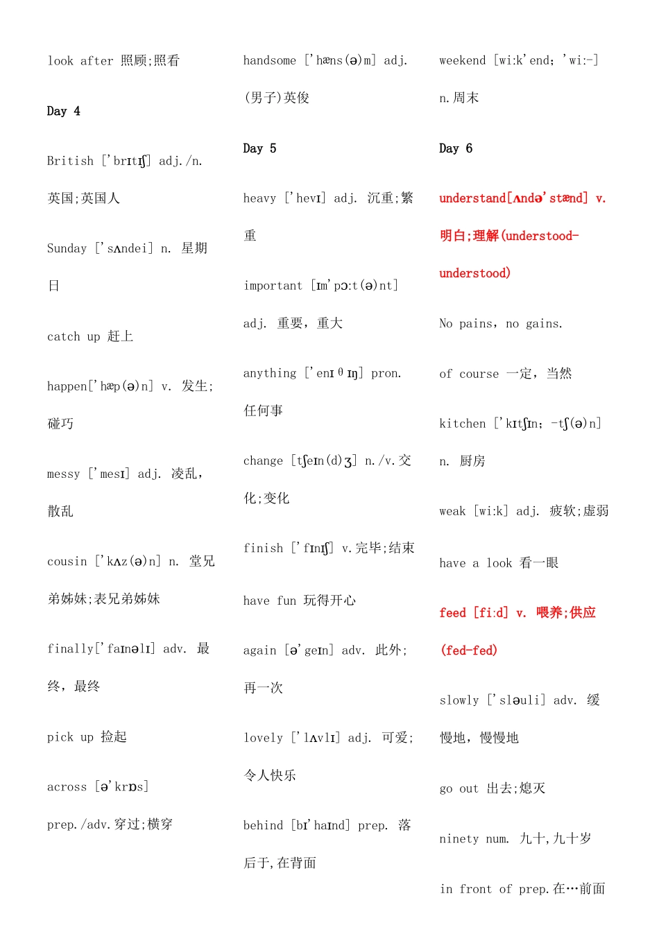 2025年小升初英语高频词汇表_第2页