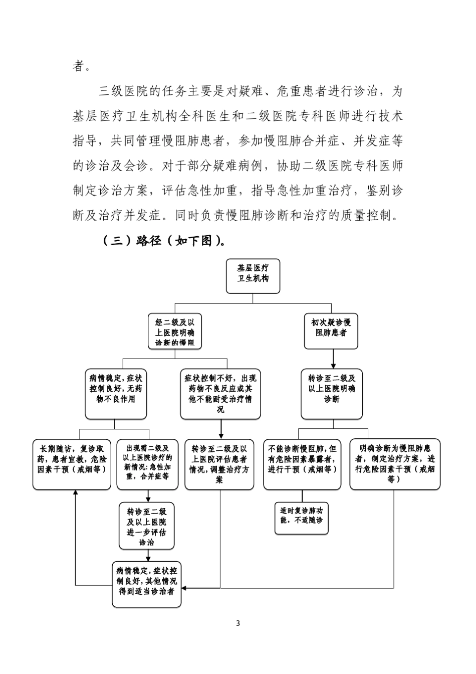 慢性阻塞性肺疾病分级诊疗服务技术方案_第3页