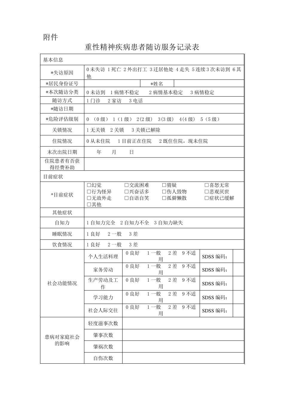慢病三种随访登记表_第1页