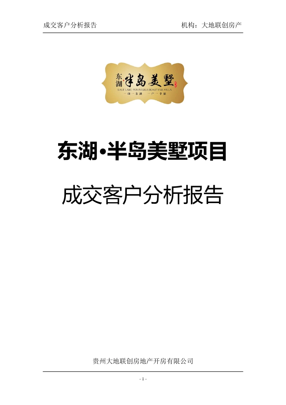 成交客户分析报告_第1页