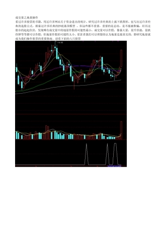 成交量之地量操作