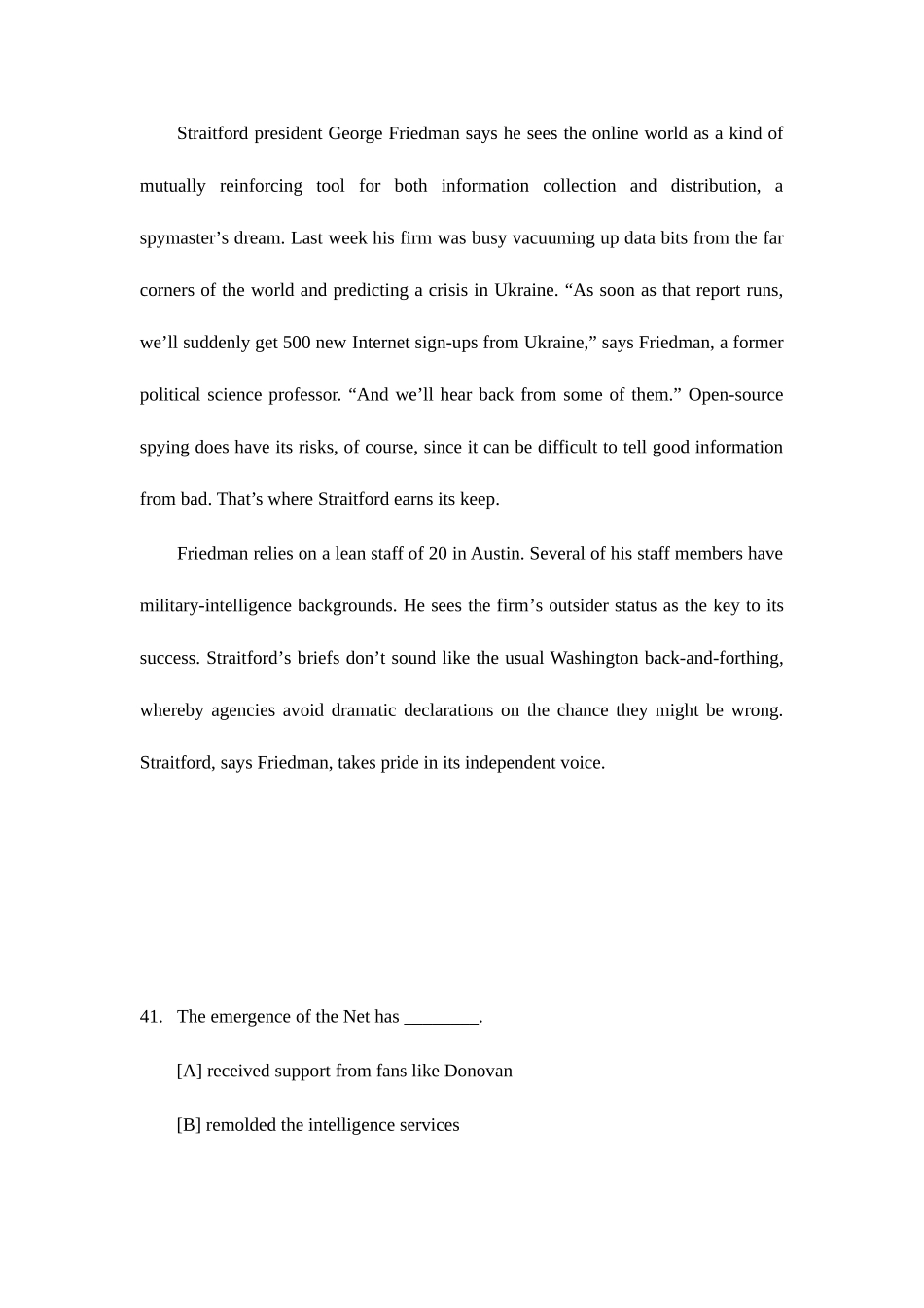 2025年考研英语一阅读真题整理_第2页