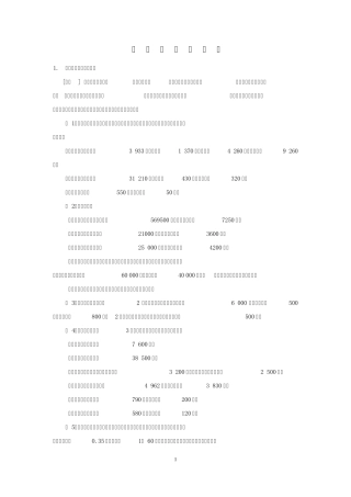 成本会计学习题