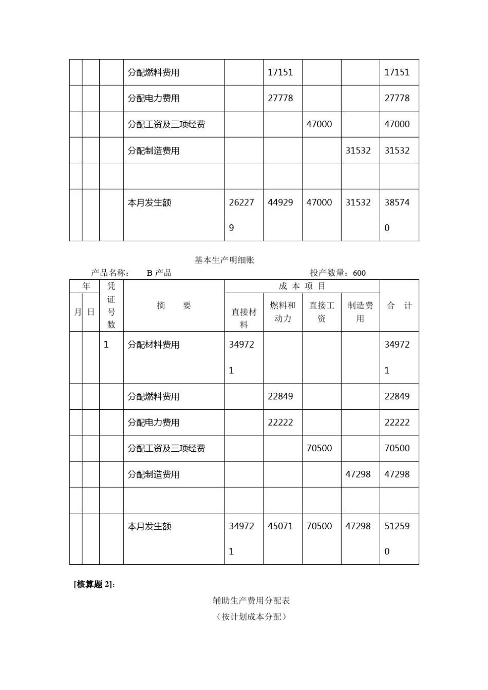 成本会计课后习题答案(立信版)__第3页
