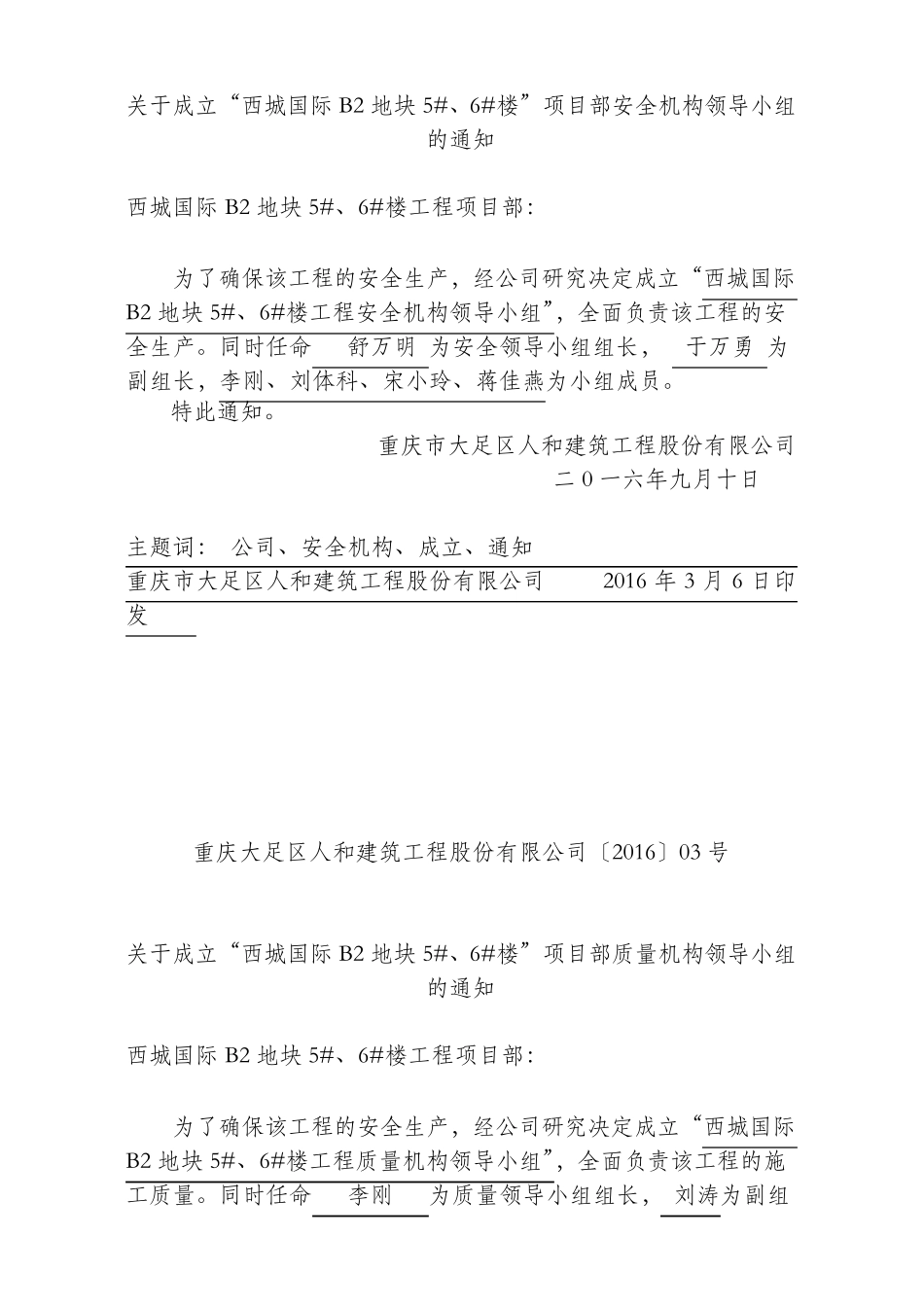 成立项目部红头文件(完整资料)_第2页