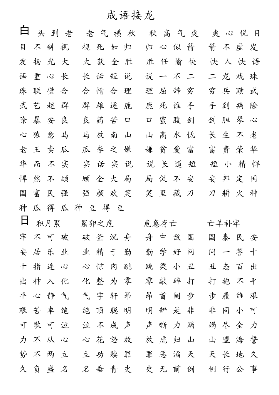 成语接龙三百句_第2页