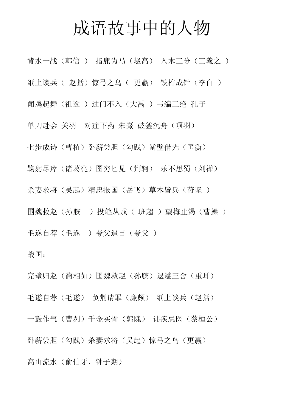 成语故事中的人物_第1页