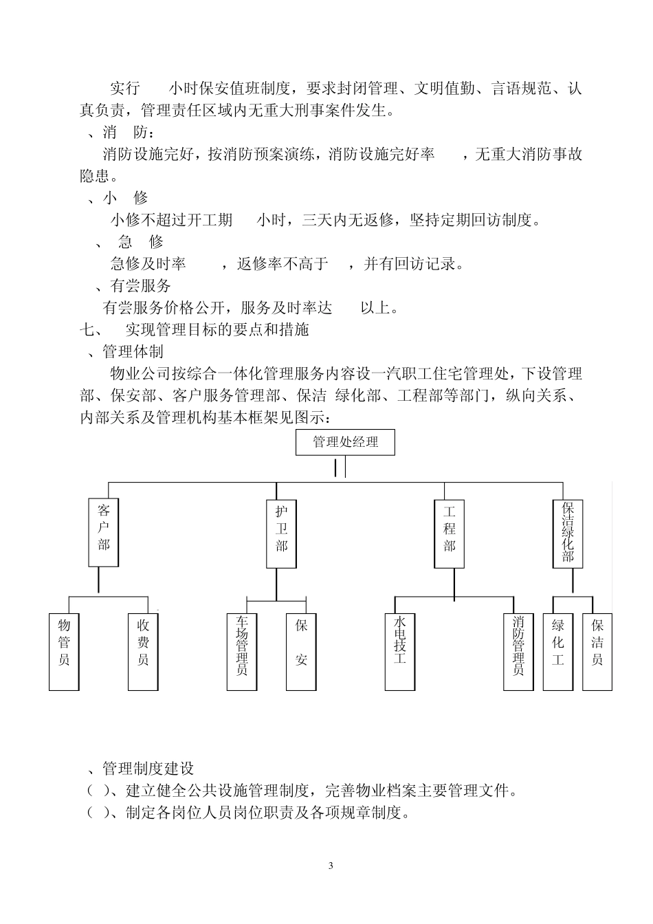 成都一汽职工宿舍物业管理方案_第3页