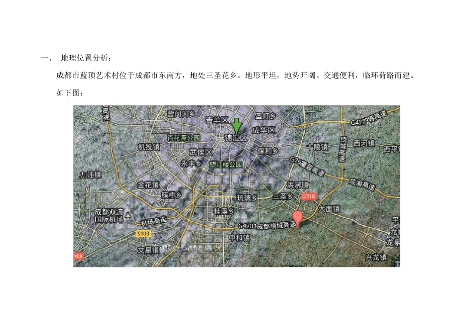 成都市蓝顶艺术村调研报告_第2页
