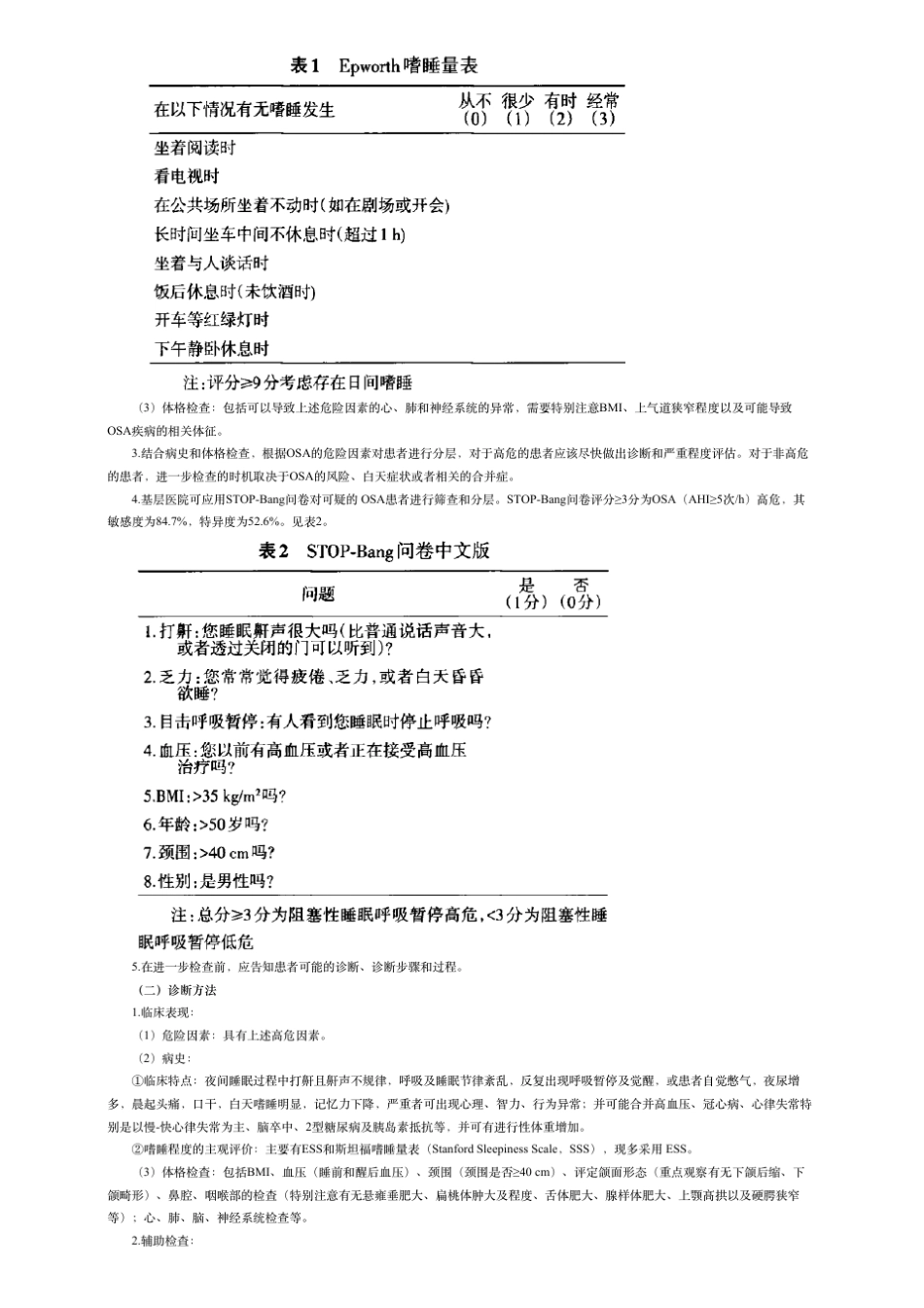 成阻塞性睡眠呼吸暂停基层诊疗指南(2018年)_第3页