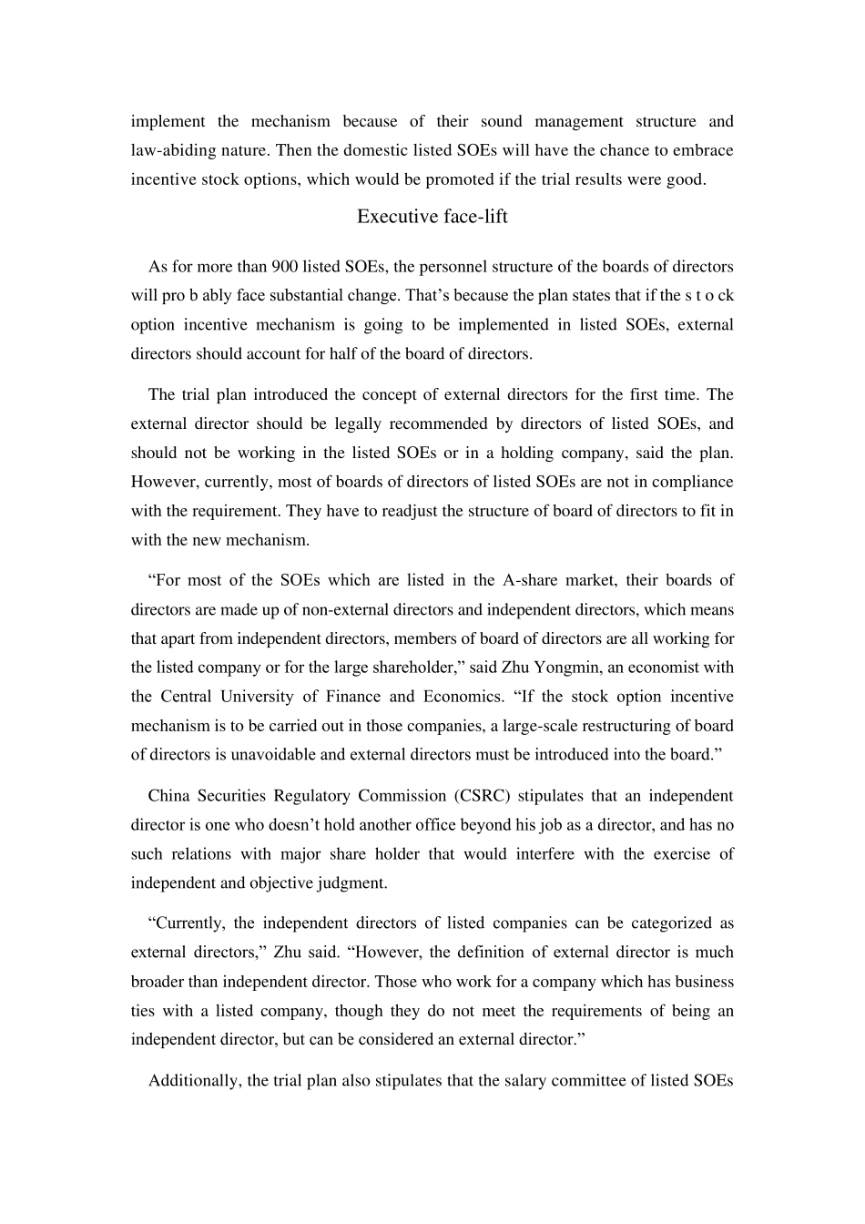 我国上市公司高管股权激励计划现状外文翻译_第3页