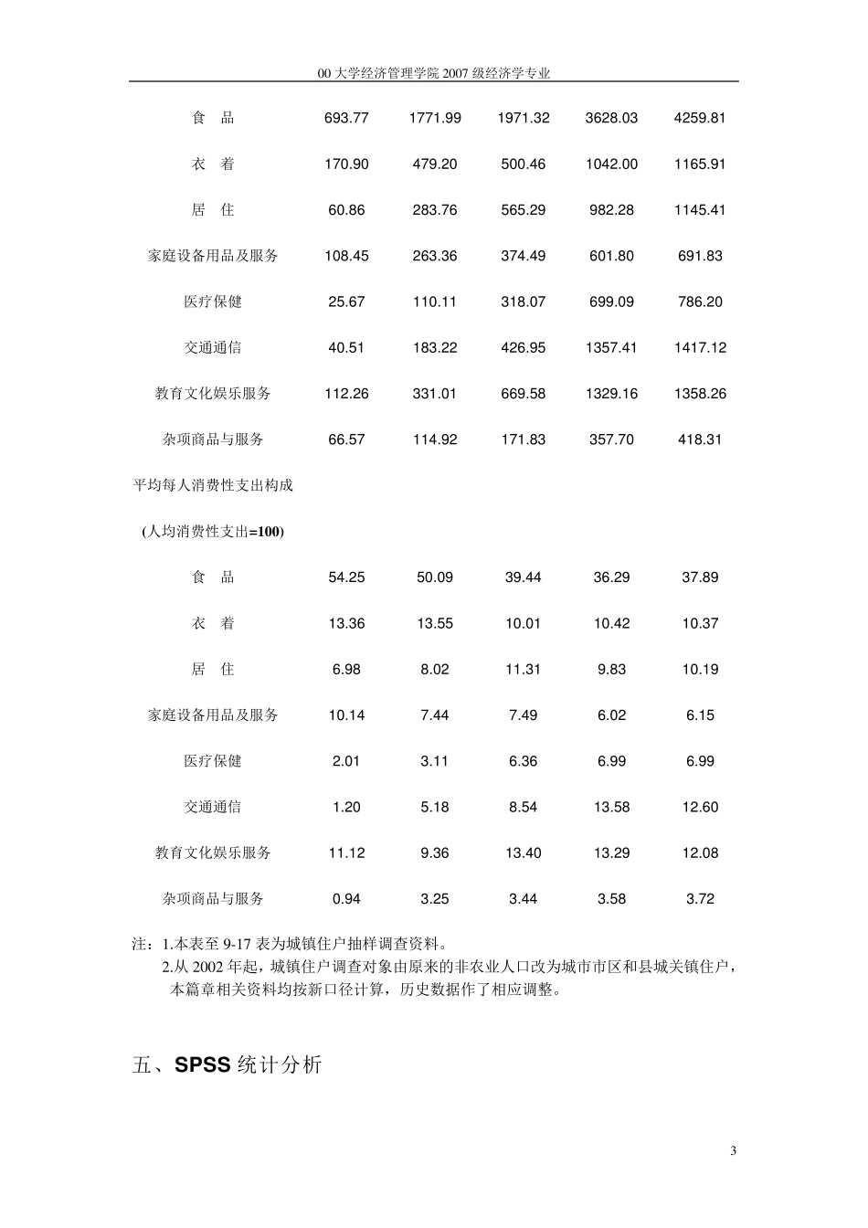 我国居民消费现状的统计分析_第3页