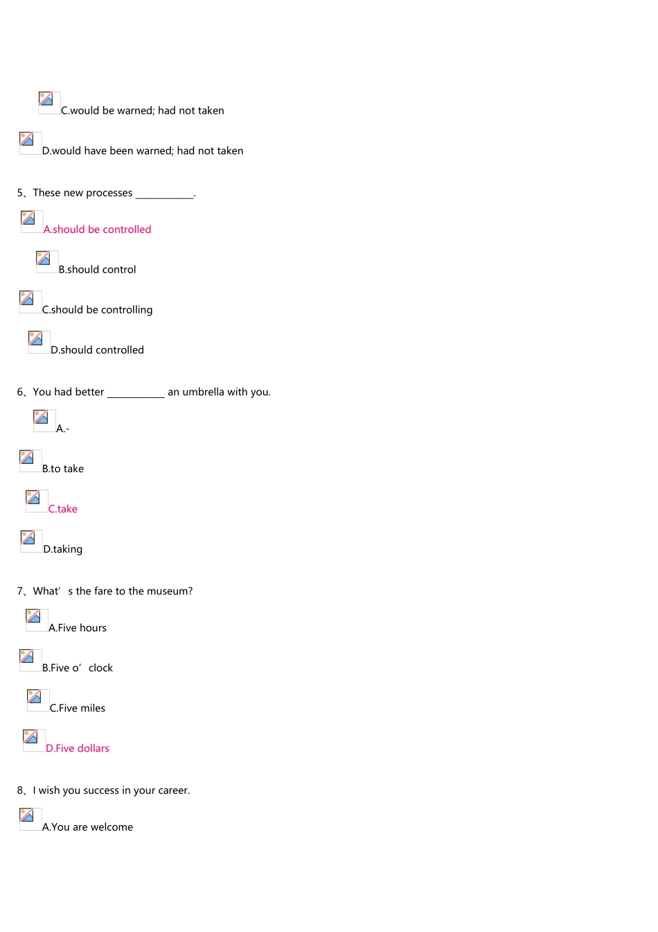 2025年开放大学原电视大学《英语Ⅱ资料》第三次记分作业答案大全_第2页