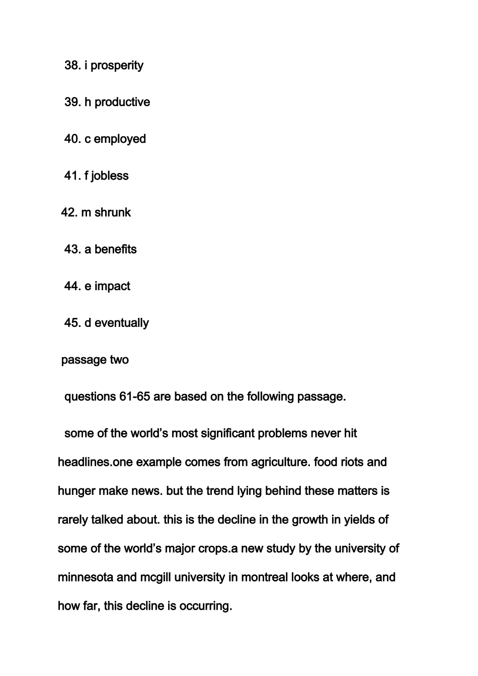 2025年英语六级答案_第3页