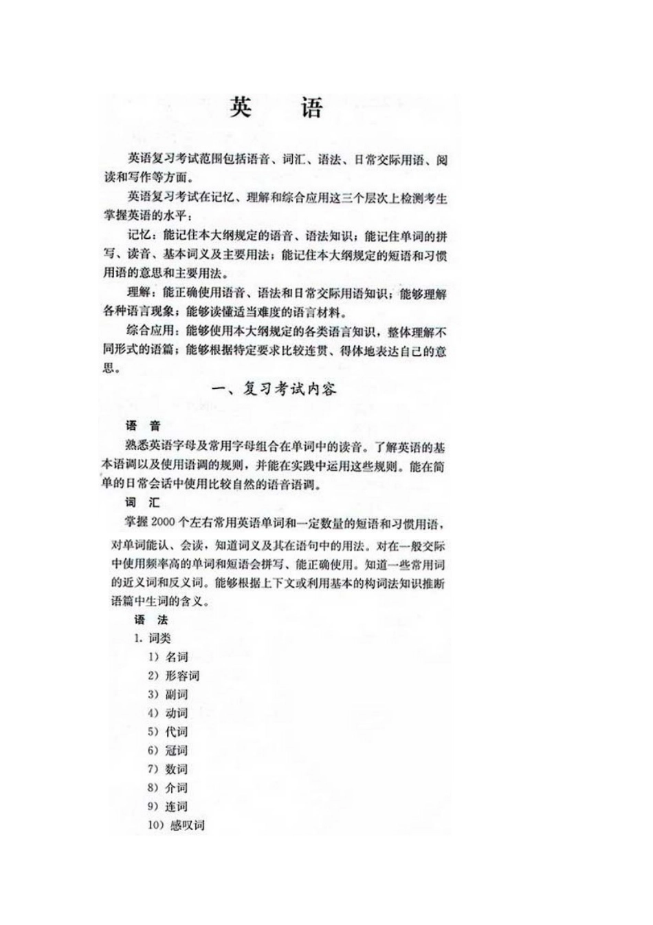 2025年成人高考英语_第1页