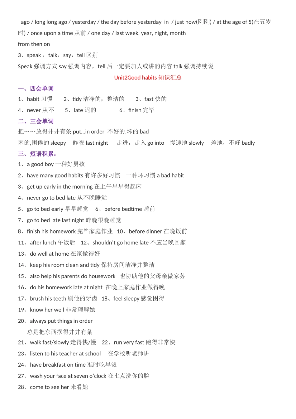 2025年新版译林英语六年级下册知识点整理_第3页