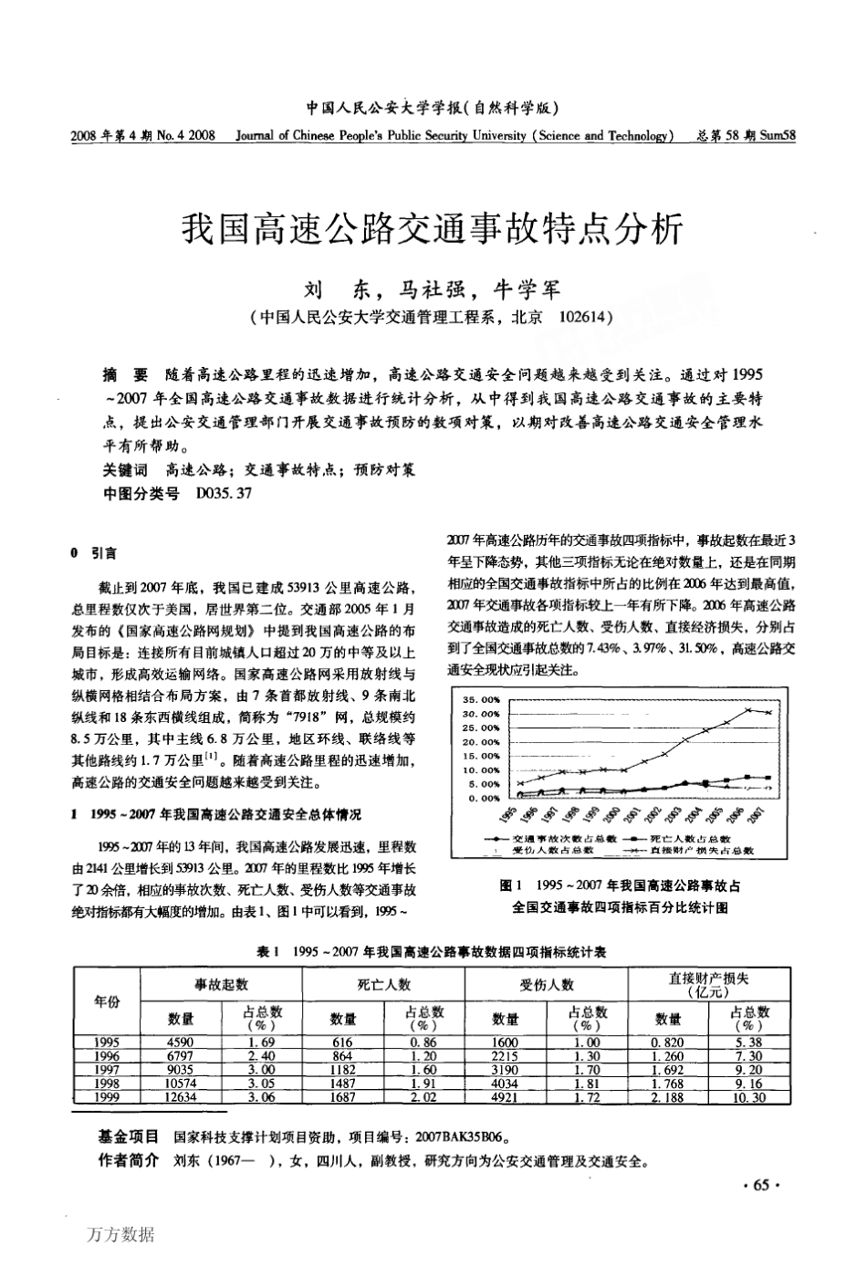 我国高速公路交通事故特点分析_第1页