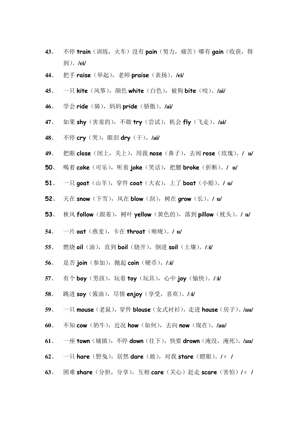 我家dad(音标小口诀)_第3页