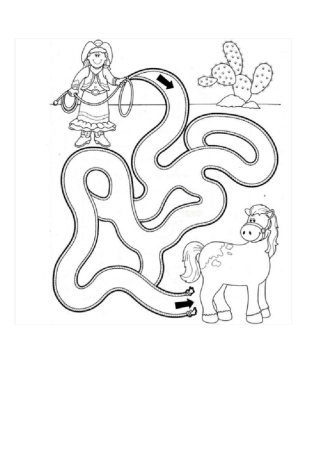 我搜集的幼儿智力培养迷宫集合(排版好可直接打印)