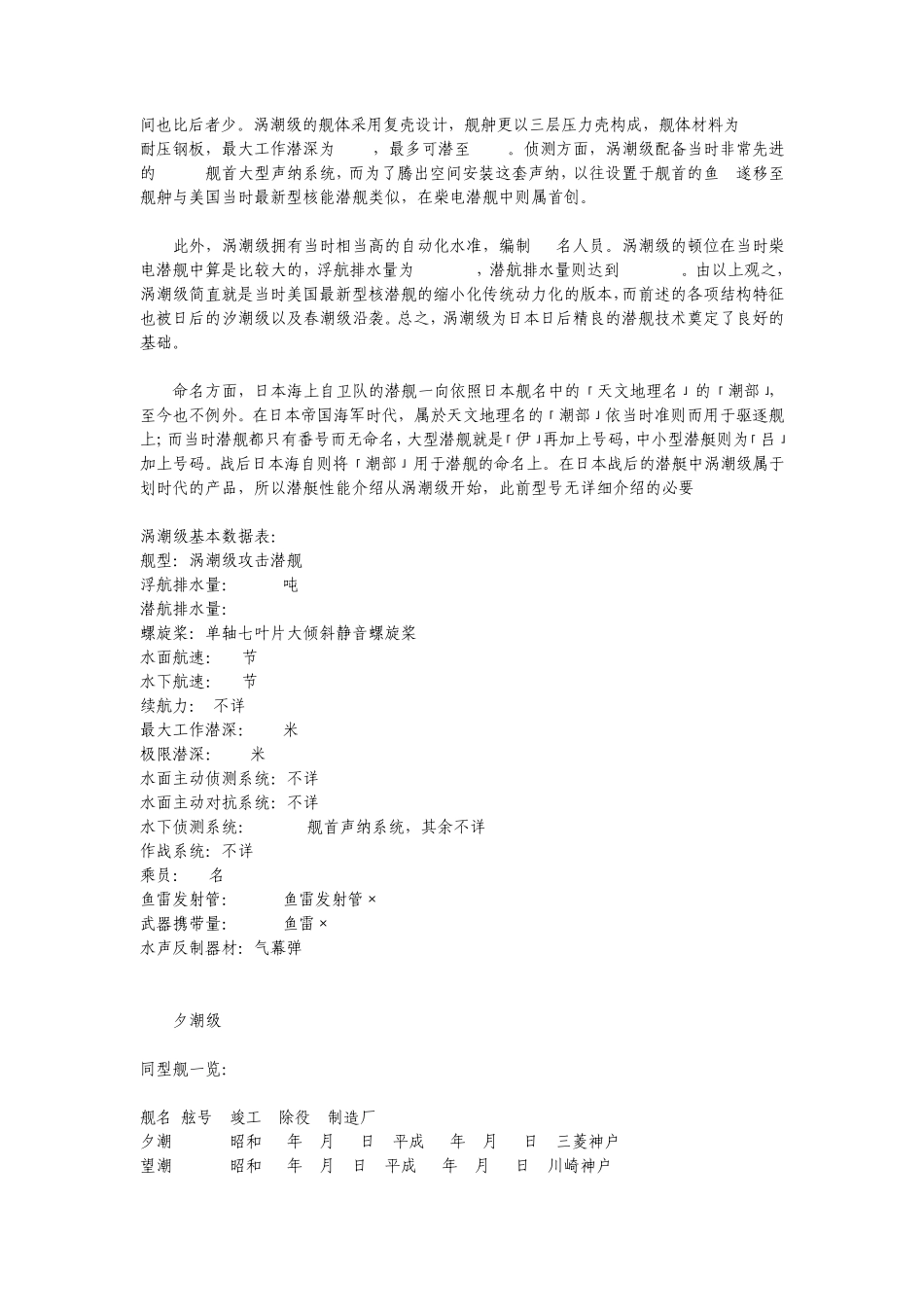 战后日本潜水艇_第2页