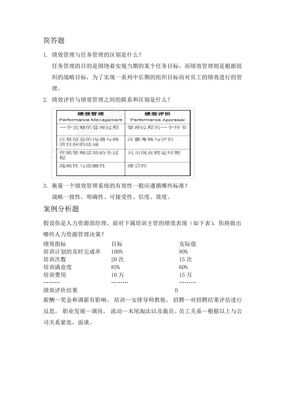 战略性绩效管理复习题_第2页