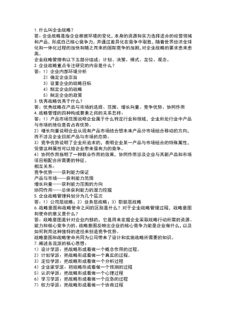 战略管理电子版