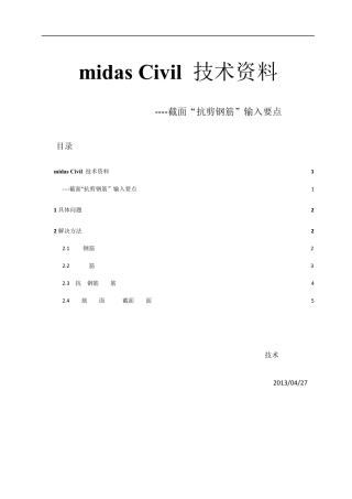 截面抗剪钢筋输入要点